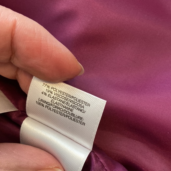 NWT Nine West Wild Plum Blazer, Size 8. Shell included. - Picture 9 of 15